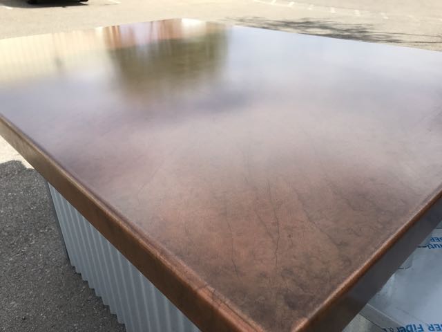 Metal Counter Top with durable cover
